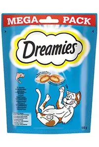 Dreamies kočka pochoutka mega pack s lososem 180g
