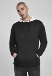 Černá oversized mikina s kapucí