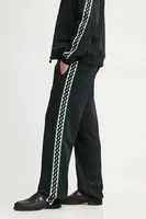 Tepláky Drôle de Monsieur Le Pantalon Survet' černá barva, s aplikací, PERM-SP007-PL135-BL