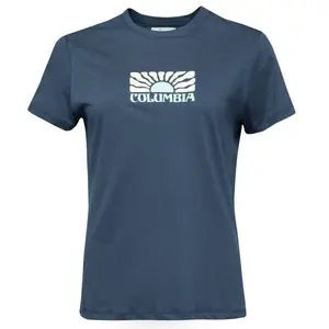 Columbia RUBY SPRINGS GRAPHIC FITTED SS Dámské tričko, tmavě modrá, velikost