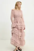 Šaty Answear.LAB béžová barva, maxi