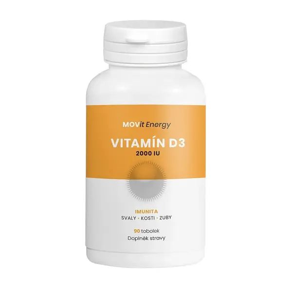Movit Vitamin D3 2000 I.U. 50 mcg 90 kapslí