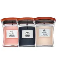 Woodwick Mini Jar Gift Set - Coastal Sunset, Solar Ylang, Evening Onyx 3 x 85 g
