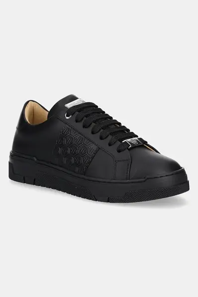 Philipp Plein  Kožené tenisky  Lo-Top Monogram