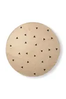 Koberec ferm LIVING Black Triangles L béžová barva