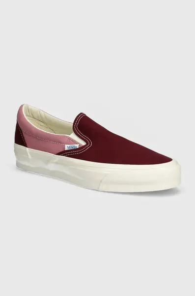 Tenisky Vans Premium Classics LX Slip-On Reissue 98 vínová barva, VN000CSE5T21