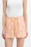 Kraťasy Picture Milou dámské, oranžová barva, high waist, WSH0108