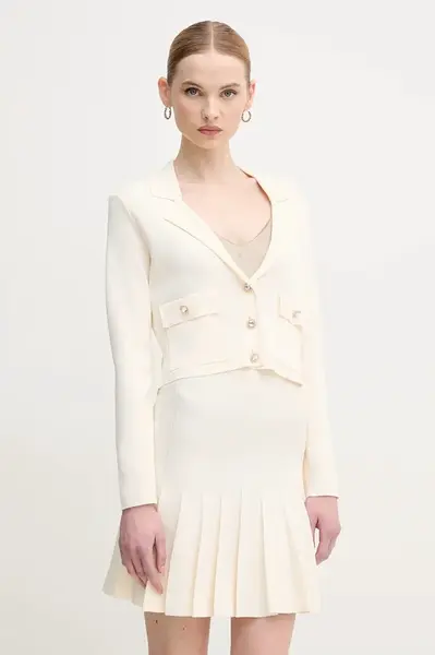 Kardigan Gaudi dámský, béžová barva, lehký, 511FD33002