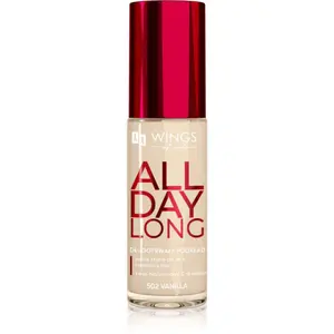 AA Wings of Color All Day Long Long Lasting Foundation dlouhotrvající make-up odstín 502 Vanilla 30 ml