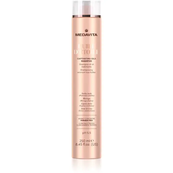 Medavita Huile d'Étolle Captivating Oils Shampoo šampon pro lesk a hebkost vlasů 250 ml