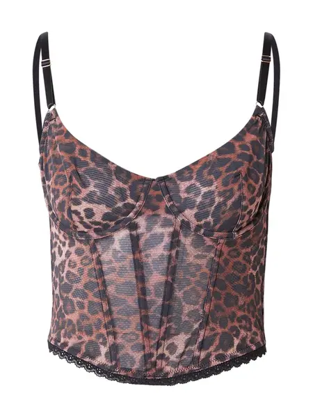 Hunkemöller Podprsenka 'Ella'  hnedá / čierna