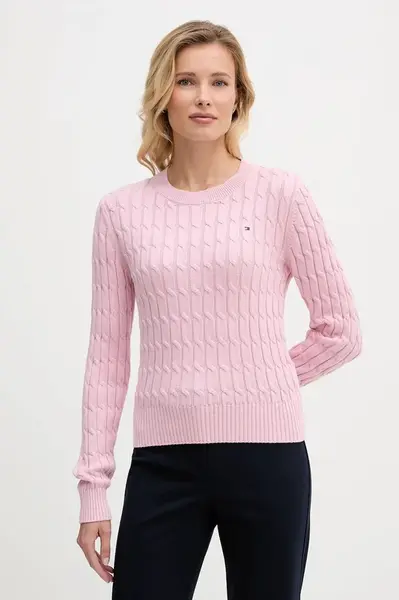 Tommy Hilfiger Bavlněný svetr Tommy Hilfiger