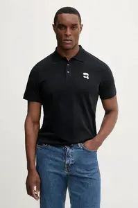 Bavlněné polo tričko Karl Lagerfeld