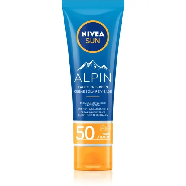 NIVEA SUN Alpin pleťový krém na opaľovanie SPF 50 50 ml
