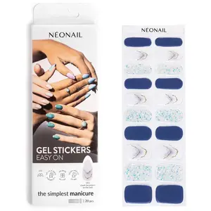 NEONAIL Easy On Gel Stickers nálepky na nehty s použitím UV/LED lampy odstín M10 20 ks