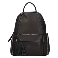 Dámsky kožený batoh The Trend Vilma - čierna