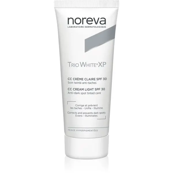 Noreva Trio White XP CC Cream Light SPF 30 CC krém pro jednotný tón pleti SPF 30 40 ml