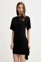 Šaty Emporio Armani černá barva, mini, přiléhavé, EW001757 AF15394