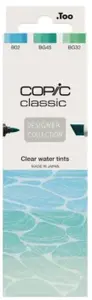 Sada markerů Copic Classic 3ks Clear water tints