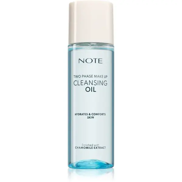 Note Cosmetique Two Phase Cleansing Oil dvoufázový odličovač voděodolného make-upu na oči a rty 100 ml