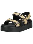STEVE MADDEN Sandále 'Bigmona'  šampanské / čierna
