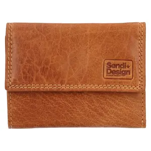 Dámská kožená peněženka SendiDesign Maroce - koňak