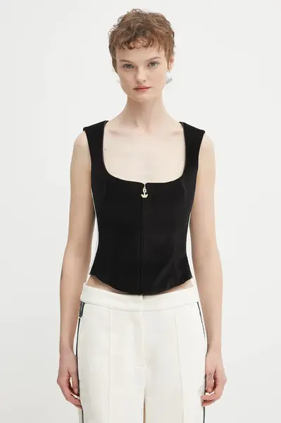 Zamatový top adidas Originals Velvet