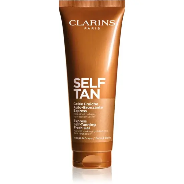 Clarins Self Tan Express Self-Tanning Fresh Gel samoopaľovací gél s hydratačným účinkom 125 ml