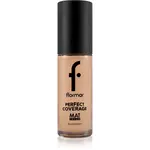 flormar Perfect Coverage Mat Touch Foundation zmatňujúci make-up pre zmiešanú až mastnú pokožku odtieň 301 Soft Beige 30 ml