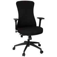 MID.YOU OTOČNÁ ŽIDLE, plochá tkanina, černá