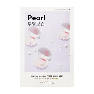 Missha Airy Fit Pearl rozjasňující plátýnková maska 19 g