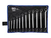 BGS technic Klíče očkové „trháky“, vel. 6-32 mm, kované za studena, sada 12 ks v obalu - BGS 30200