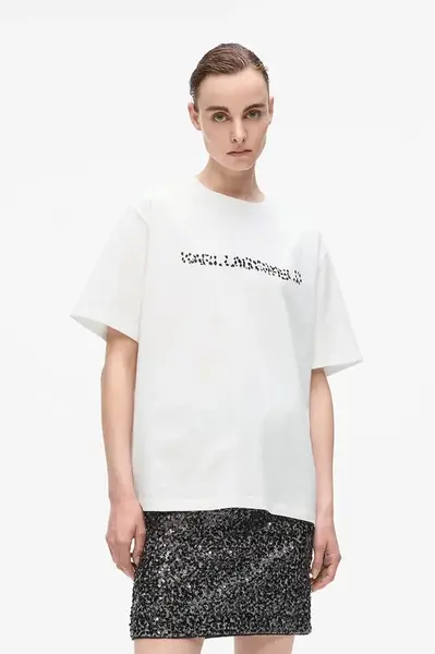 Karl Lagerfeld  Bavlněné tričko