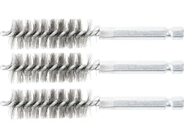 BGS technic Sada kartáčů na vrtačku, 8 mm, 6hranné 1/4", ocelové, 3 ks - BGS 3078-8-S Velikost: 16 mm