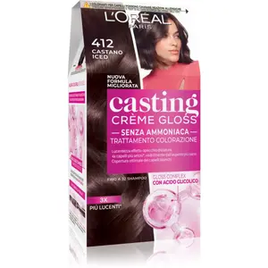 L’Oréal Paris Casting Creme Gloss farba na vlasy odtieň 412 Castano Iced 1 ks