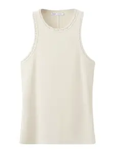 MANGO Top 'LEX'  šedobiela