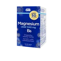 GS Magnesium citrát 1340 mg + B6 100 tablet