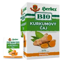 HERBEX BIO Kurkumový čaj 20 x 1.5 g