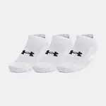 Unisexové ponožky Under Armour Unisex UA TC 3pk No Show-WHT - unisex