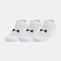 Unisexové ponožky Under Armour Unisex UA TC 3pk No Show-WHT - unisex