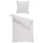 Bio:Vio OBOUSTRANNÉ POVLEČENÍ, žerzej, šedohnědá, 155/220 cm