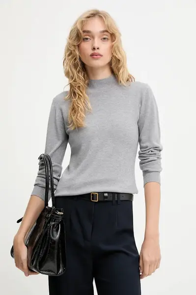 Kašmírový svetr Answear.LAB dámský, šedá barva