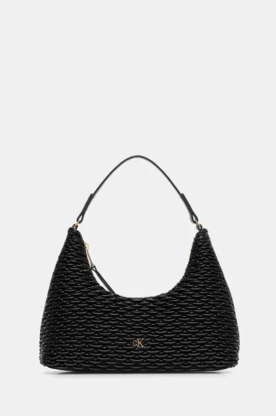 Kabelka Calvin Klein černá barva, LV04F3293G