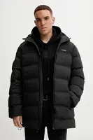 Péřová bunda Calvin Klein černá barva, zimní, LV04LD516G