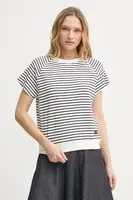 Bavlněné tričko G-Star béžová barva, D24512-D979