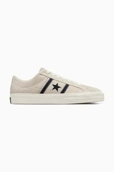 Semišové tenisky Converse One Star Academy Pro béžová barva, A06424C