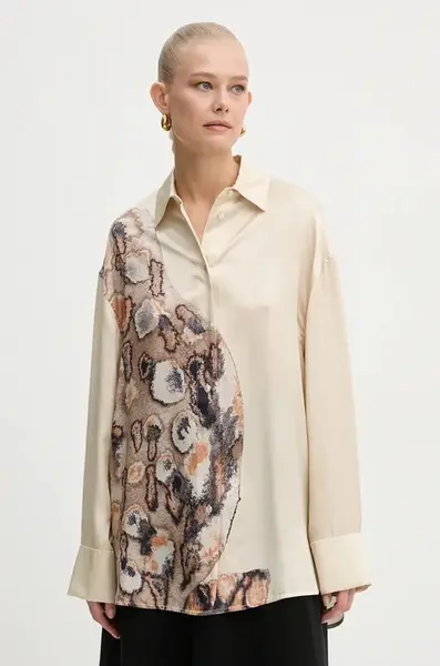 Košile s příměsí hedvábí AERON