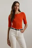 Tričko Lauren Ralph Lauren oranžová barva, 200654963