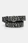 Pásek Armani Exchange dámský, černá barva