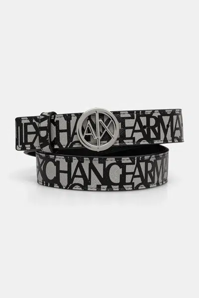Pásek Armani Exchange dámský, černá barva